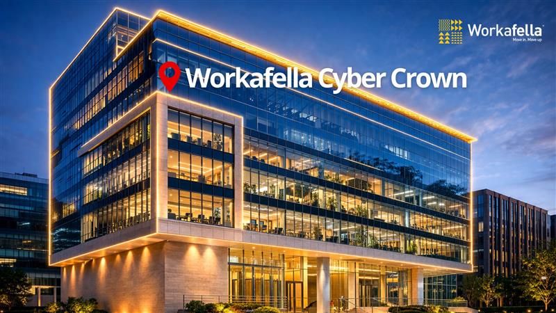 coworking space in hyderabad premium office interior workafella